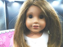 ag brunette white dress face